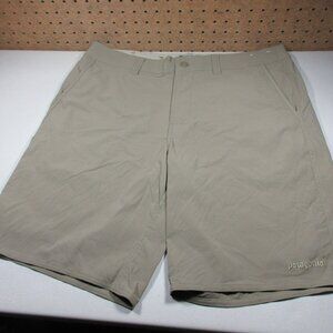 Patagonia mens solid beige Wavefarer hybrid swim shorts 36 86641 EUC